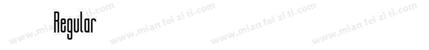 鸭嘴兽 Regular字体转换
